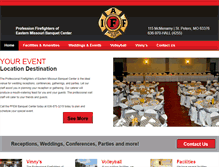 Tablet Screenshot of pfembanquets.com